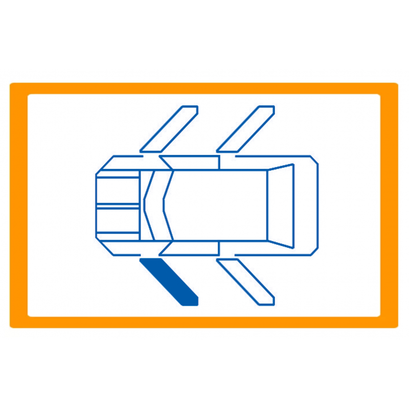 Alzavetro auto  porta Anteriore lato  SINISTRO per  Renault Clio IV (10/2012) Solo meccanismo per motori originali con elettroni