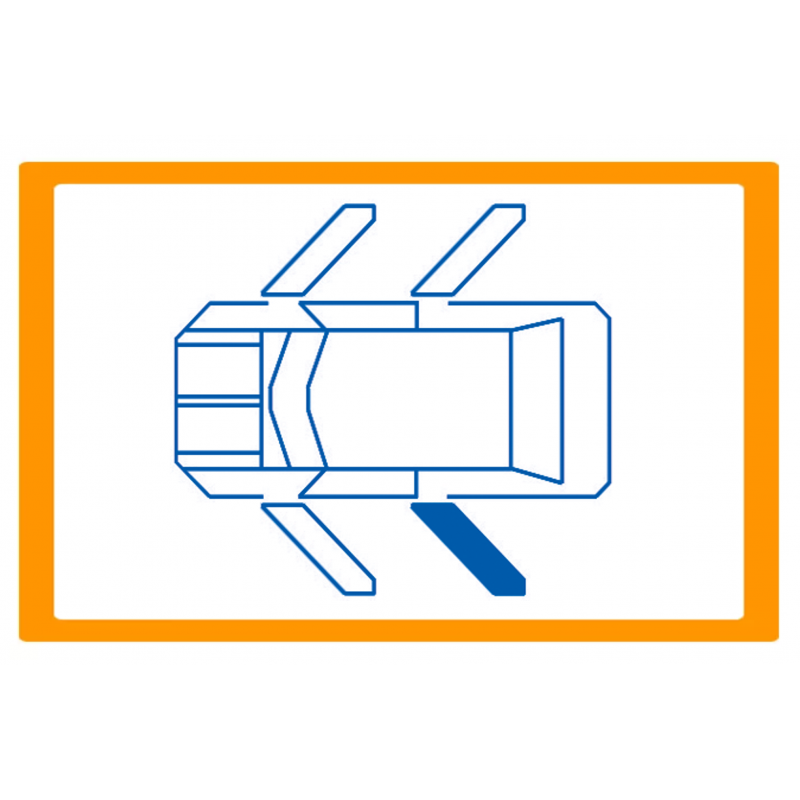 Alzavetro auto  porta Posteriore lato  SINISTRO per  Volkswagen Passat Variant 3A (9/19931996) 